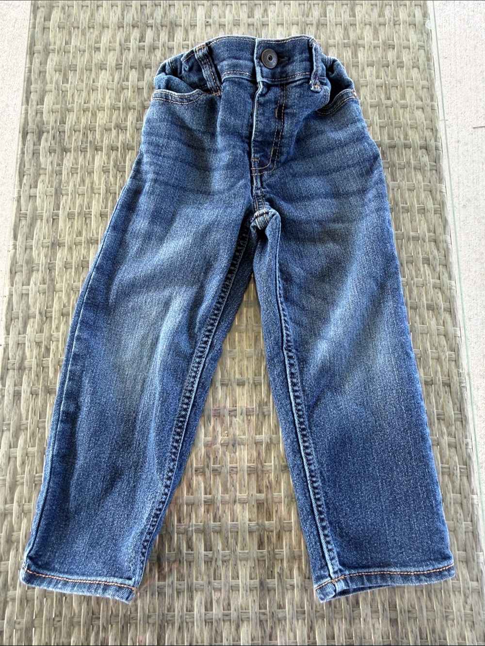 OshKosh B'gosh Kids Blue Denim Jeans Adjustable Waist Size 3T